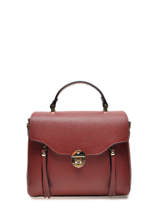 Anna Luchini_Top Handle Bag_ROSSO