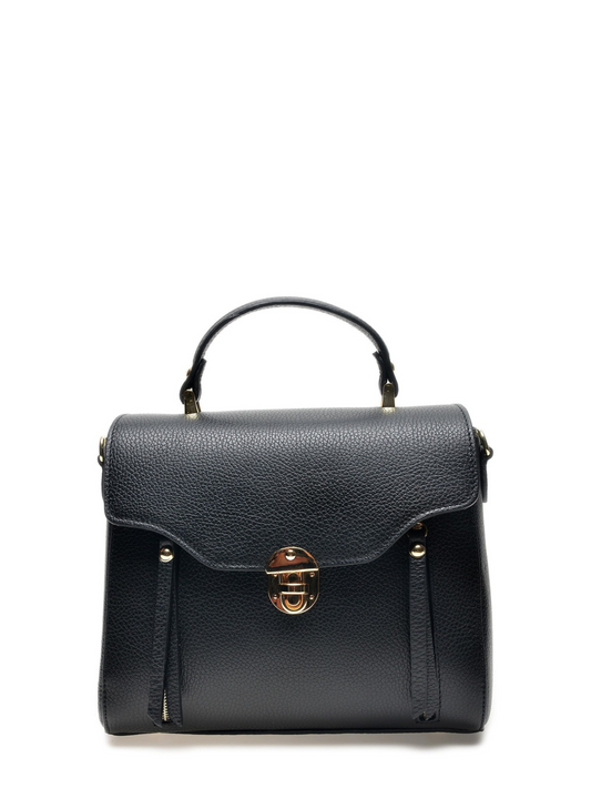 Anna Luchini_Top Handle Bag_NERO