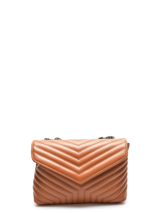 Luisa Vannini_Shoulder Bag_COGNAC