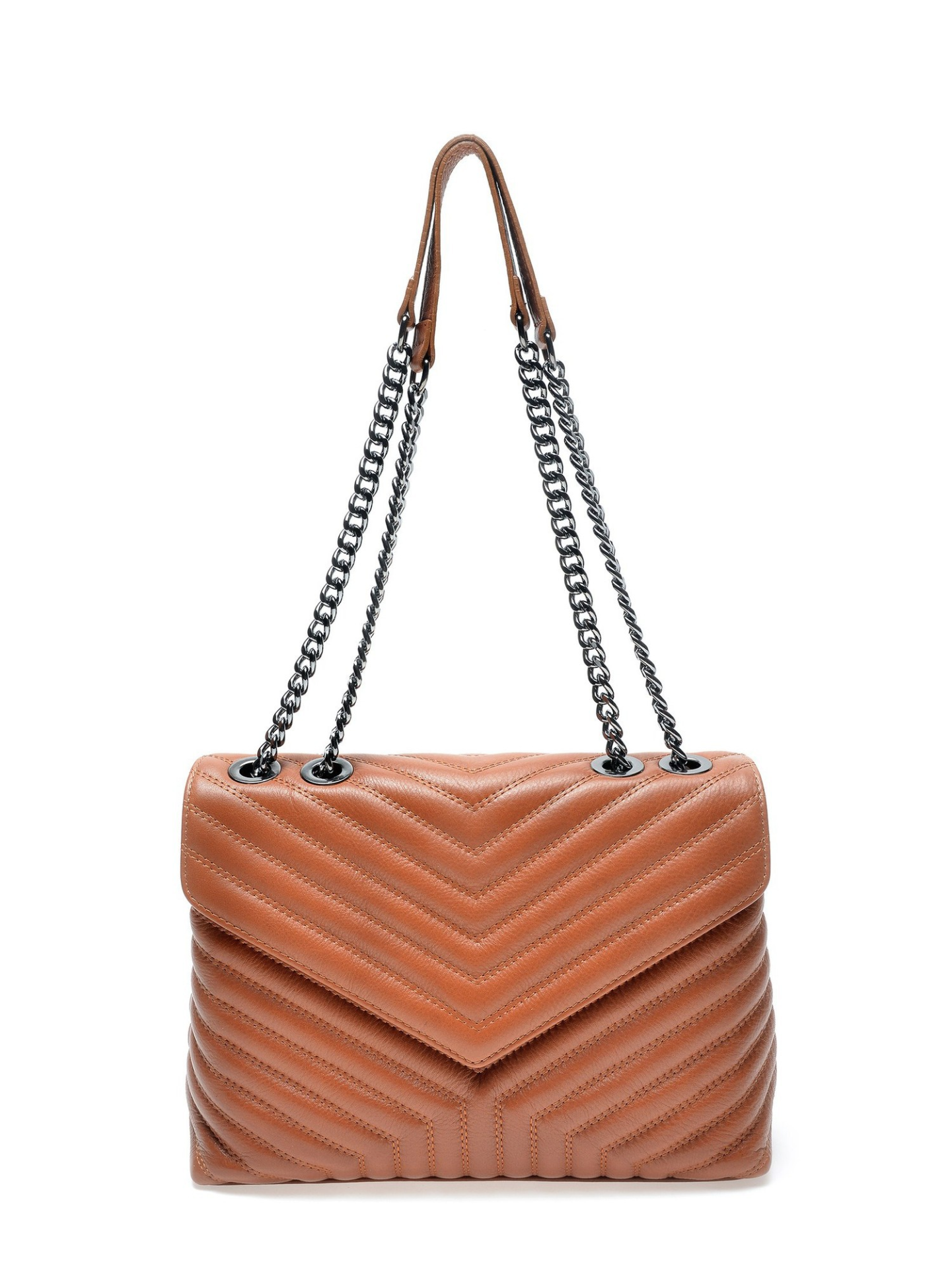 Luisa Vannini_Shoulder Bag_COGNAC