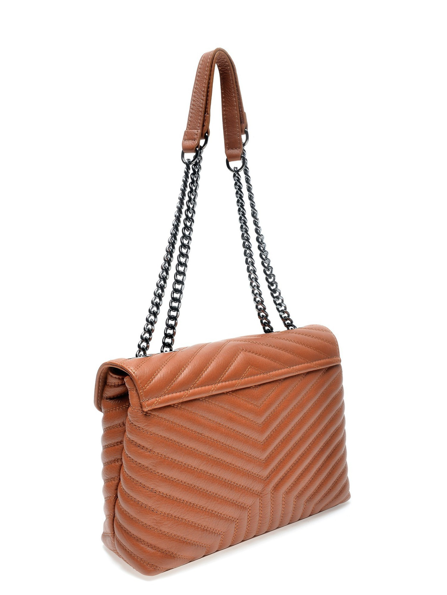 Luisa Vannini_Shoulder Bag_COGNAC