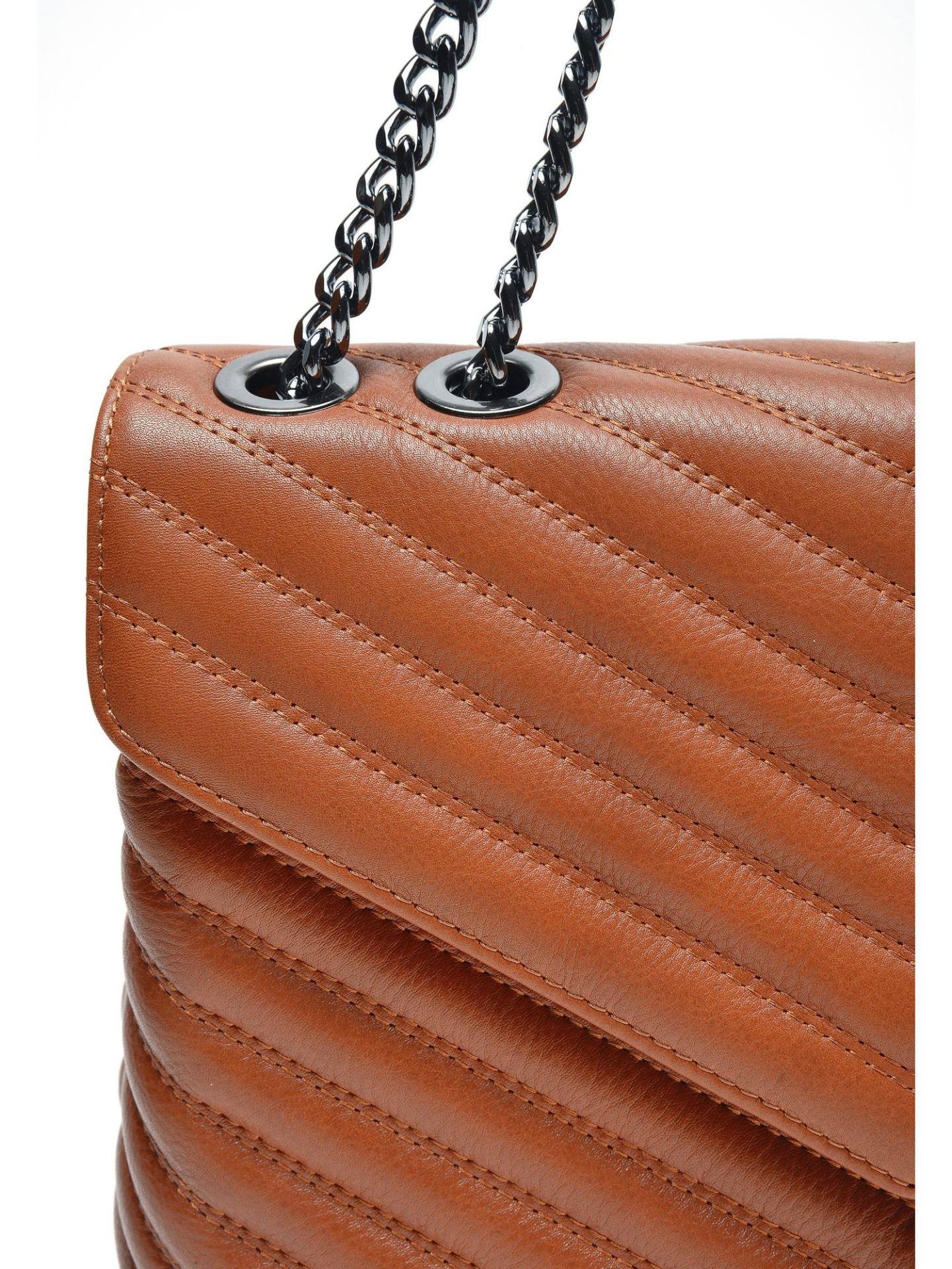 Luisa Vannini_Shoulder Bag_COGNAC