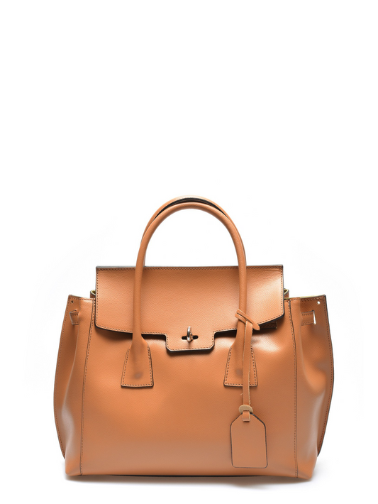 Luisa Vannini_Tote Bag_COGNAC