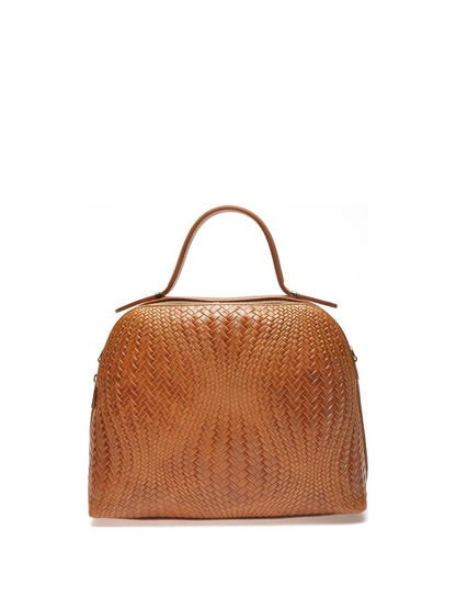 Isabella Rhea_Top Handle Bag_COGNAC