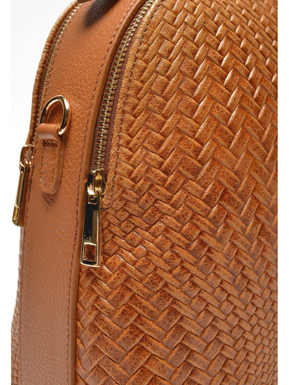 Isabella Rhea_Top Handle Bag_COGNAC