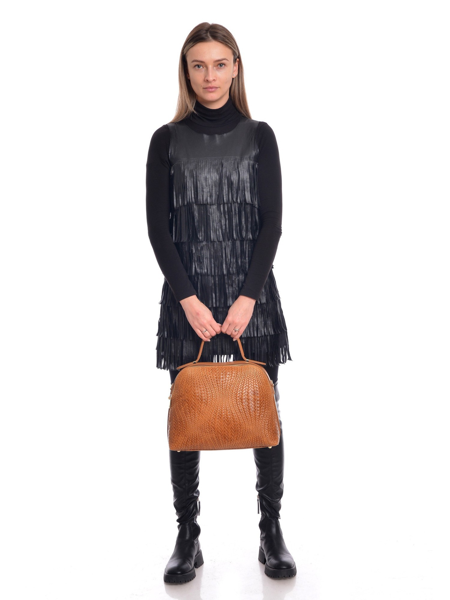 Isabella Rhea_Top Handle Bag_COGNAC