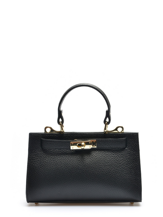 Isabella Rhea_Top Handle Bag_NERO