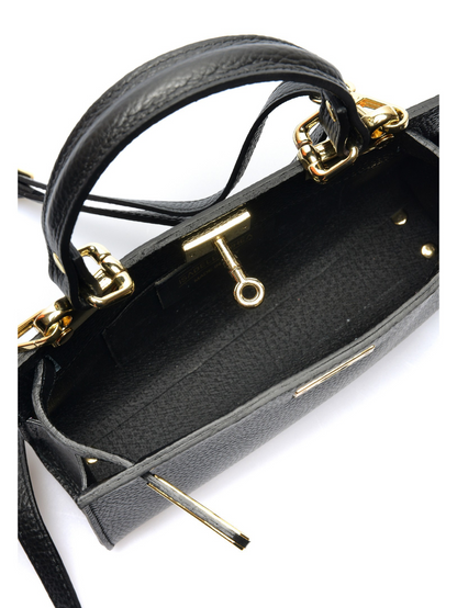 Isabella Rhea_Top Handle Bag_NERO