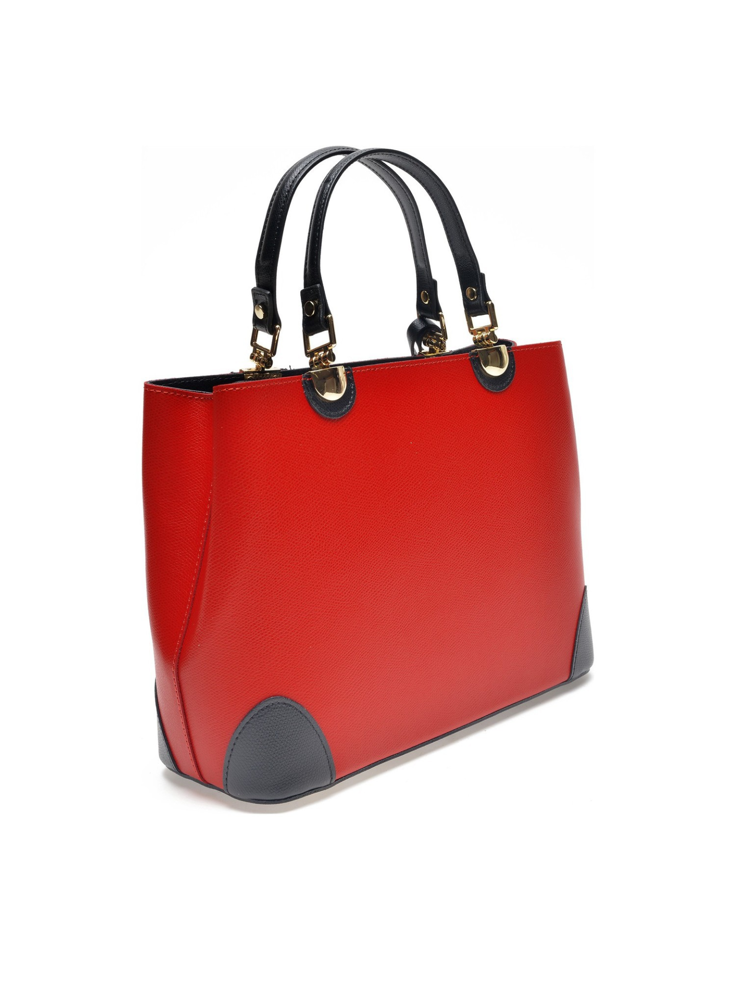 Isabella Rhea_Top Handle Bag_NERO ROSSO