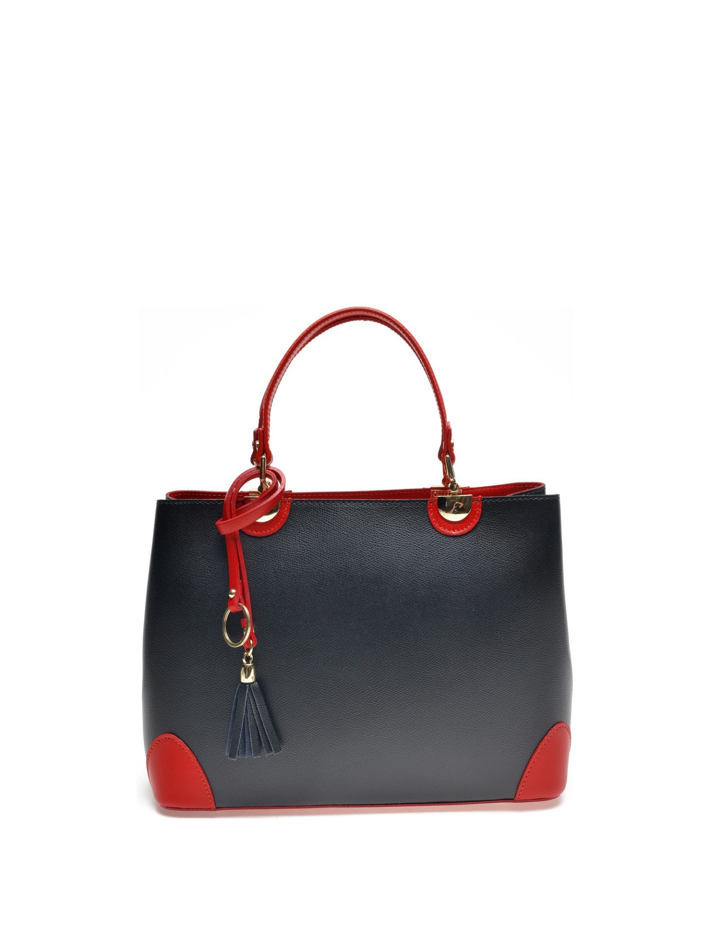 Isabella Rhea_Top Handle Bag_ROSSO NERO