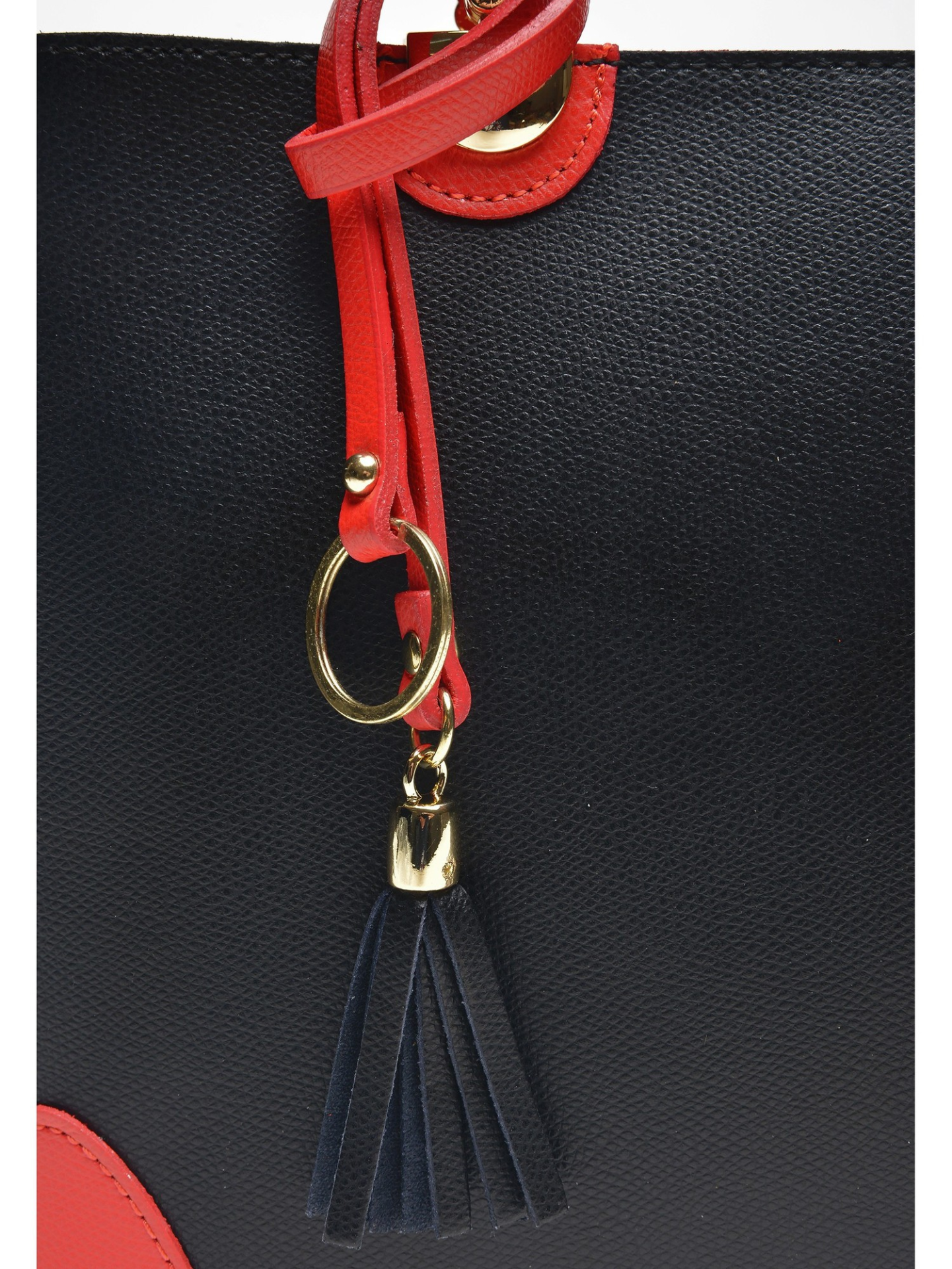 Isabella Rhea_Top Handle Bag_ROSSO NERO