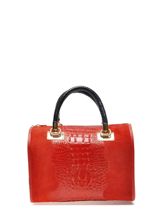 Isabella Rhea_Top Handle Bag_ROSSO